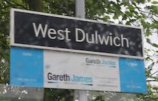 West Dulwich station sign