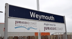Weymouth station sign