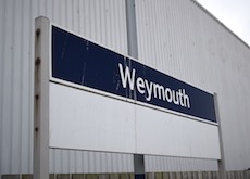 Weymouth station sign