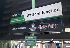 Watford Junction station sign