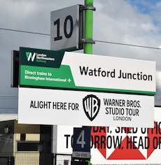 Watford Junction station sign