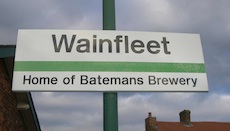 Wainfleet station sign