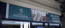 Winchester station sign