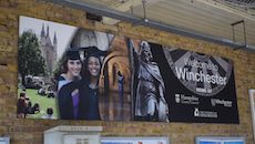 Winchester station sign