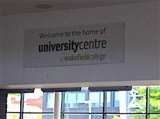 Wakefield Westgate station sign