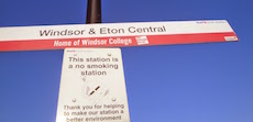 Windsor station sign
