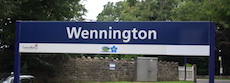 Wennington station sign