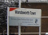 Wandsworth Town station sign