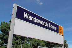 Wandsworth Town station sign