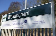 Woldingham station sign