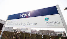 Wool station sign
