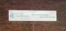Chichester station sign