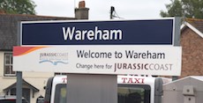 Wareham station sign