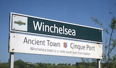 Winchelsea station sign