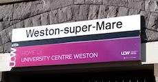 Weston-super-Mare station sign