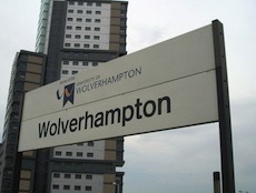 Wolverhampton station sign