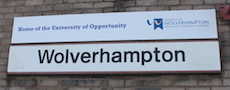 Wolverhampton station sign