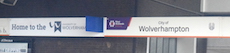 Wolverhampton station sign