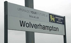 Wolverhampton station sign