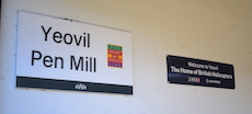 Yeovil Pen Mill sign