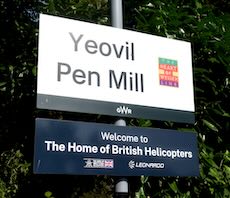 Yeovil Pen Mill sign
