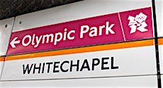 Whitechapel station sign