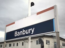 Banbury station sign