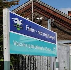 Falmer station sign