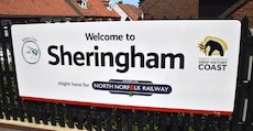 Sheringham station sign